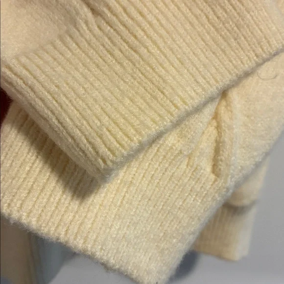 Dreamers Cream Cardigan with Colorful Buttons - Picture 6 of 15